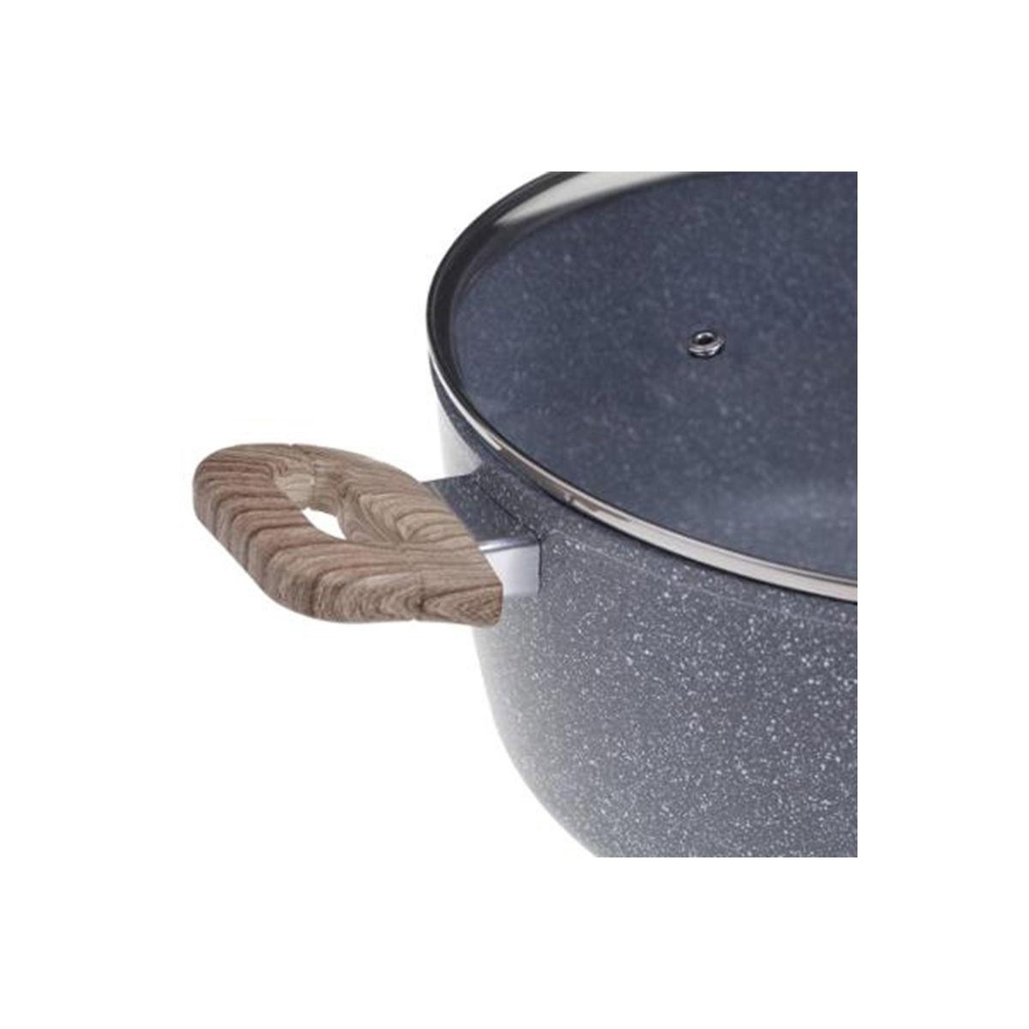 Voir la diapositive 3 : FIVE Faitout en aluminium  nature  28cm gris