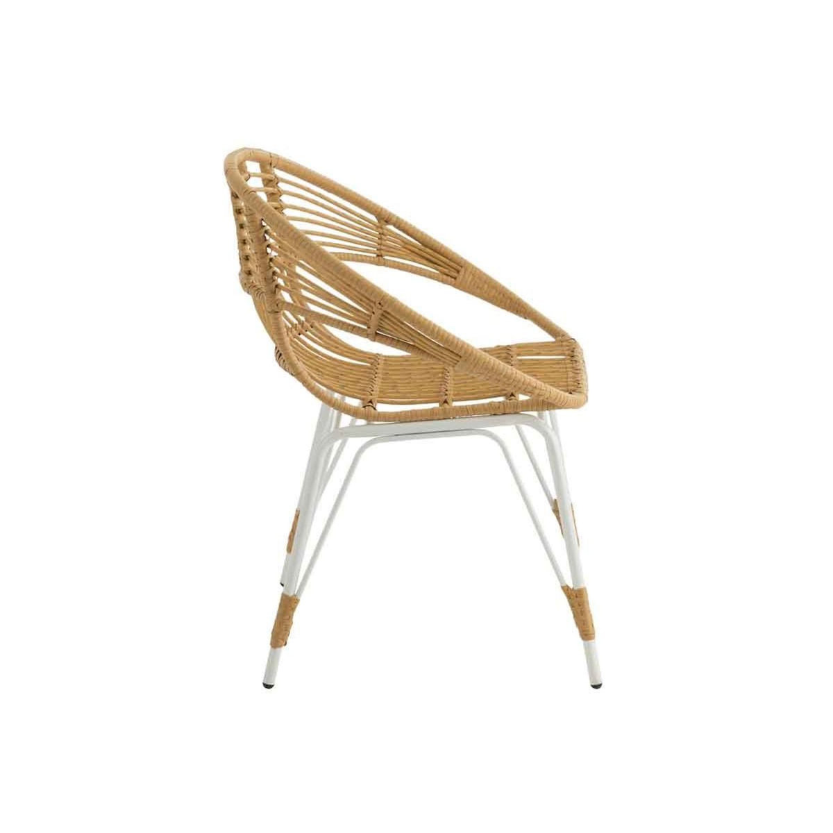 Paris Prix Chaise de Jardin Design  Celeste  79cm Naturel