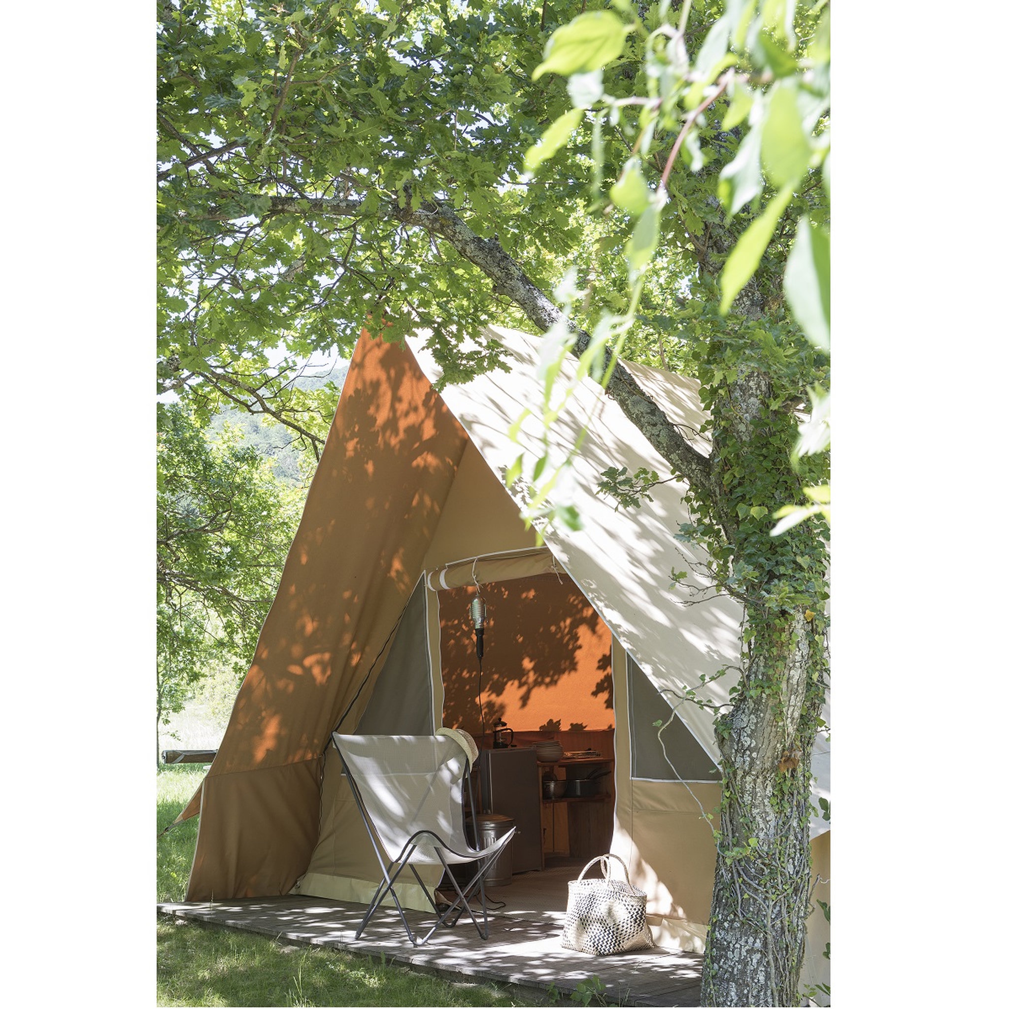 Voir la diapositive 1 : LAFUMA Fauteuil de jardin pliage parapluie seigle MAXI POP UP 