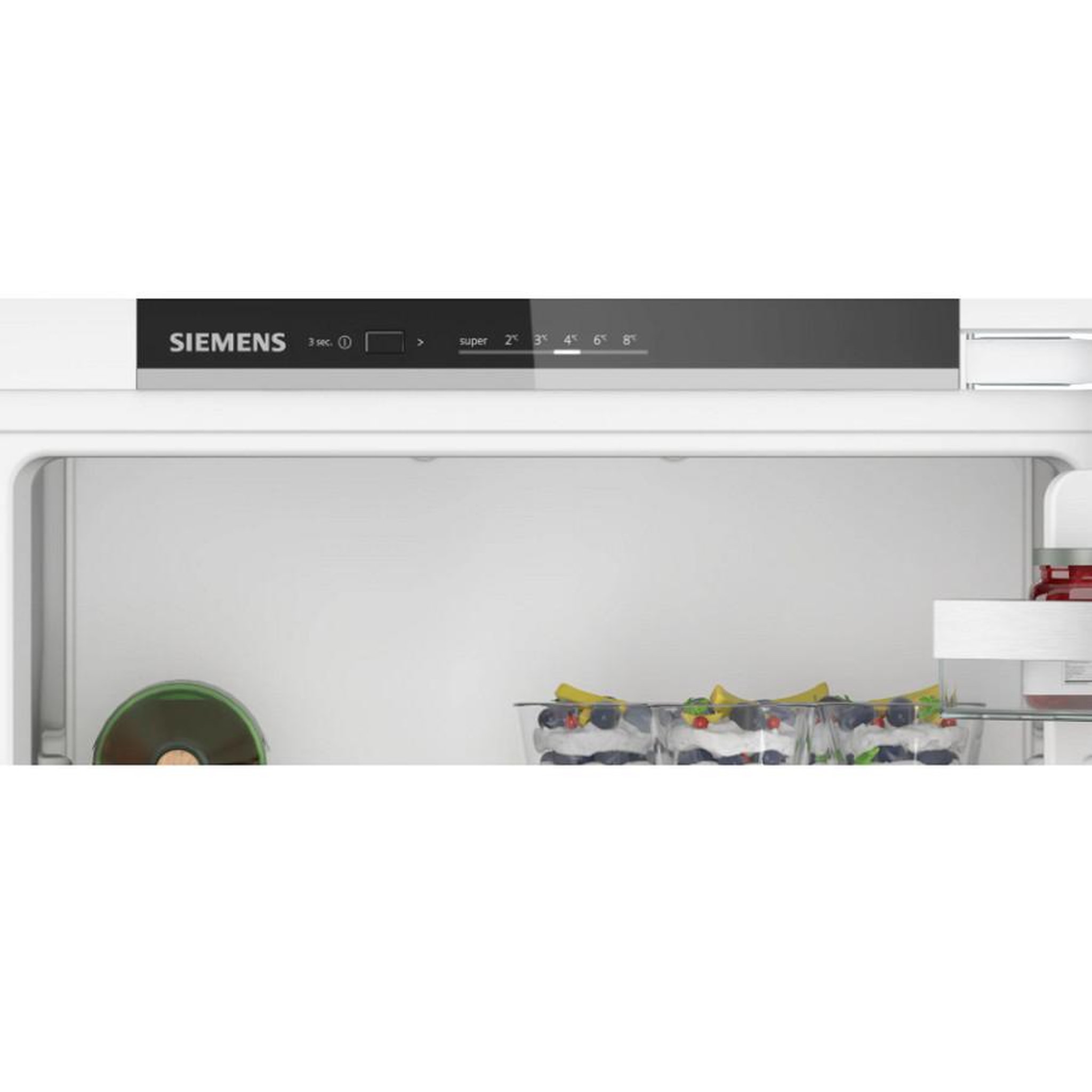 Voir la diapositive 3 : Siemens Réfrigérateur 1 porte intégrable à pantographe 136l - ki21rvfe0
