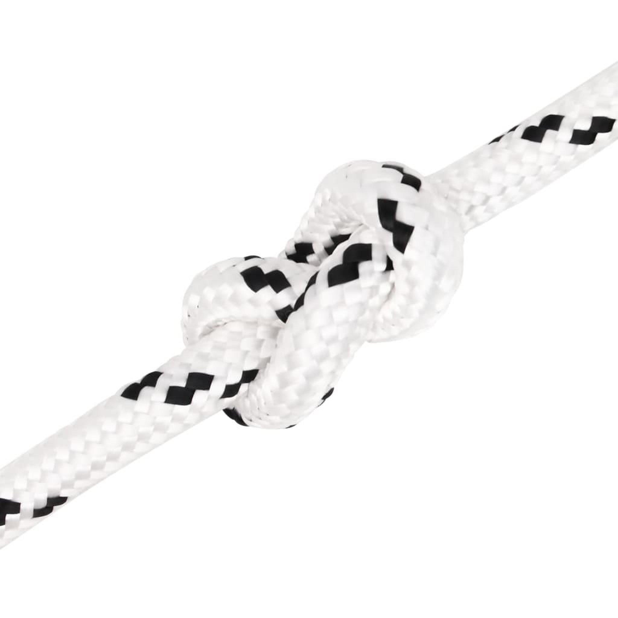 Voir la diapositive 4 : VIDAXL Corde de bateau tresse Blanc 12 mmx100 m Polyester
