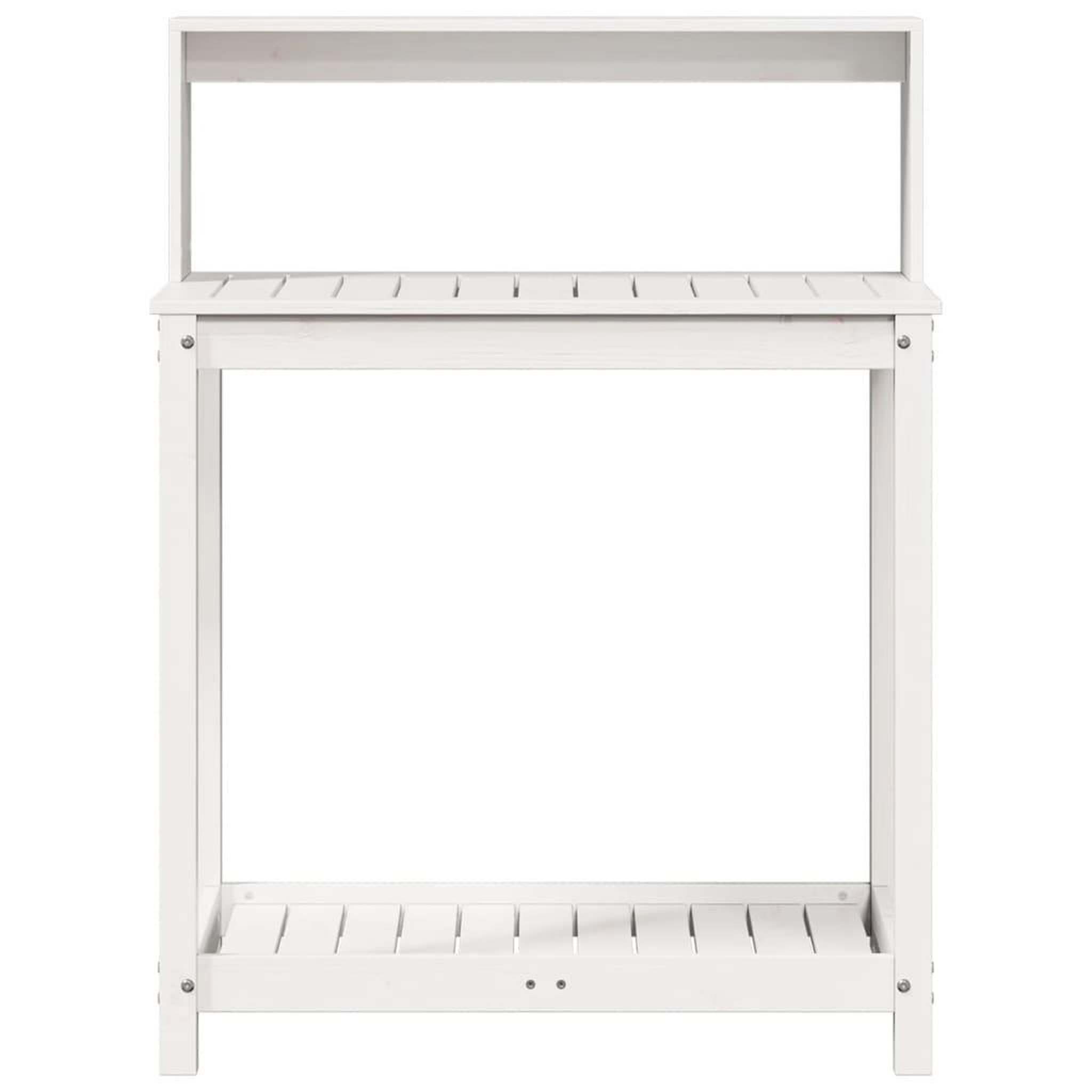 Voir la diapositive 5 : VIDAXL Table de rempotage avec etageres blanc bois massif de pin