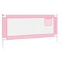VIDAXL Barriere de securite de lit d'enfant Rose 190x25 cm Tissu
