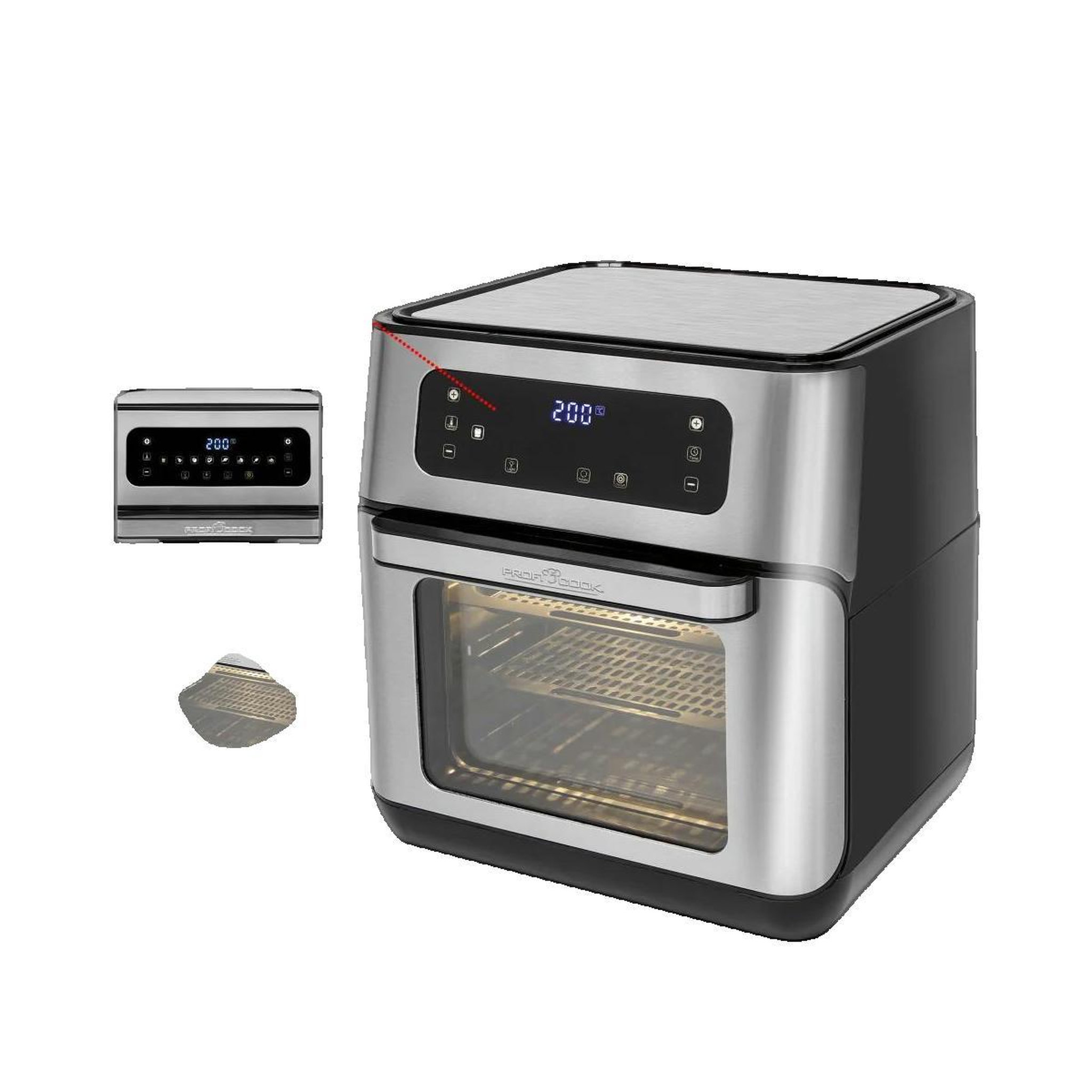Voir la diapositive 3 : Profi Cook Friteuse Proficook PC-FR 1200 H sans huile à air chaud