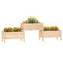 Voir la diapositive 3 : VIDAXL Jardiniere 245,5x44x75 cm Bois massif de pin