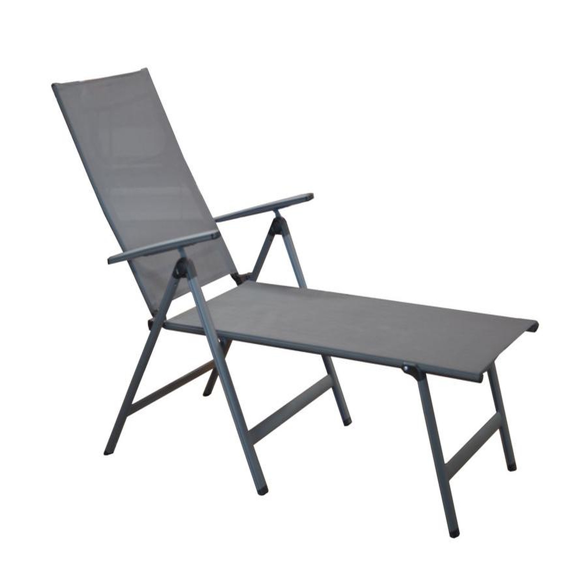 Proloisirs Lit pliant Ciro - Gris / gris