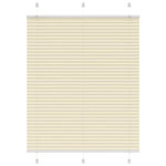 VIDAXL Store plisse creme 110x150cm largeur du tissu 109,4cm polyester