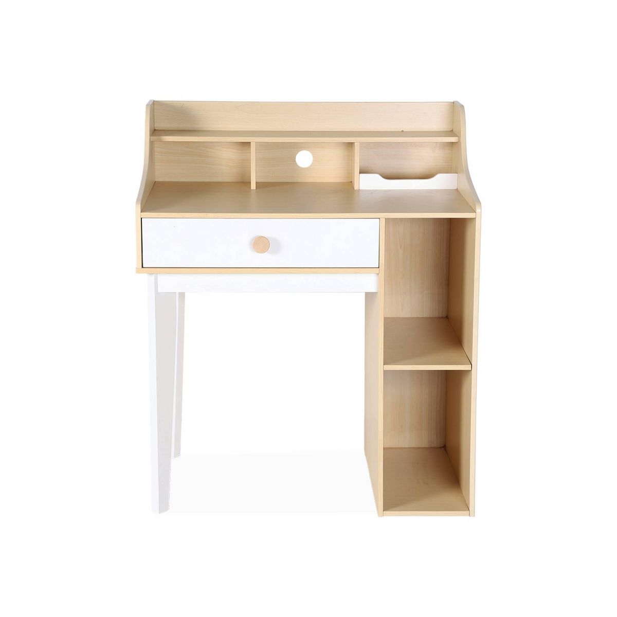 SWEEEK Bureau enfant avec tiroir et étagères