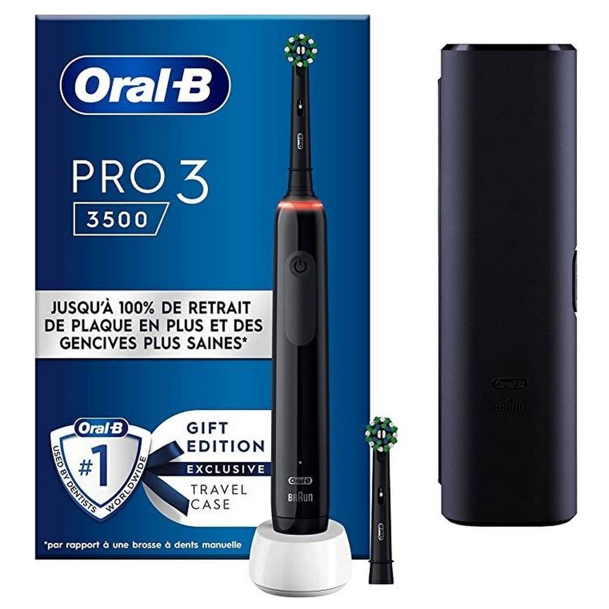 Voir la diapositive 3 : BRAUN Oral-b brosse à dents électrique - pro3500