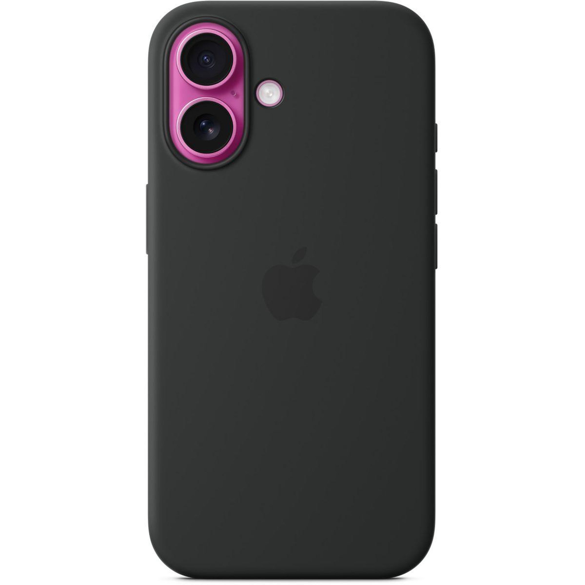 Voir la diapositive 3 : APPLE Coque iphone 16 silicone magsafe noir