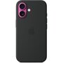 Voir la diapositive 3 : APPLE Coque iPhone 16 Silicone MagSafe Noir