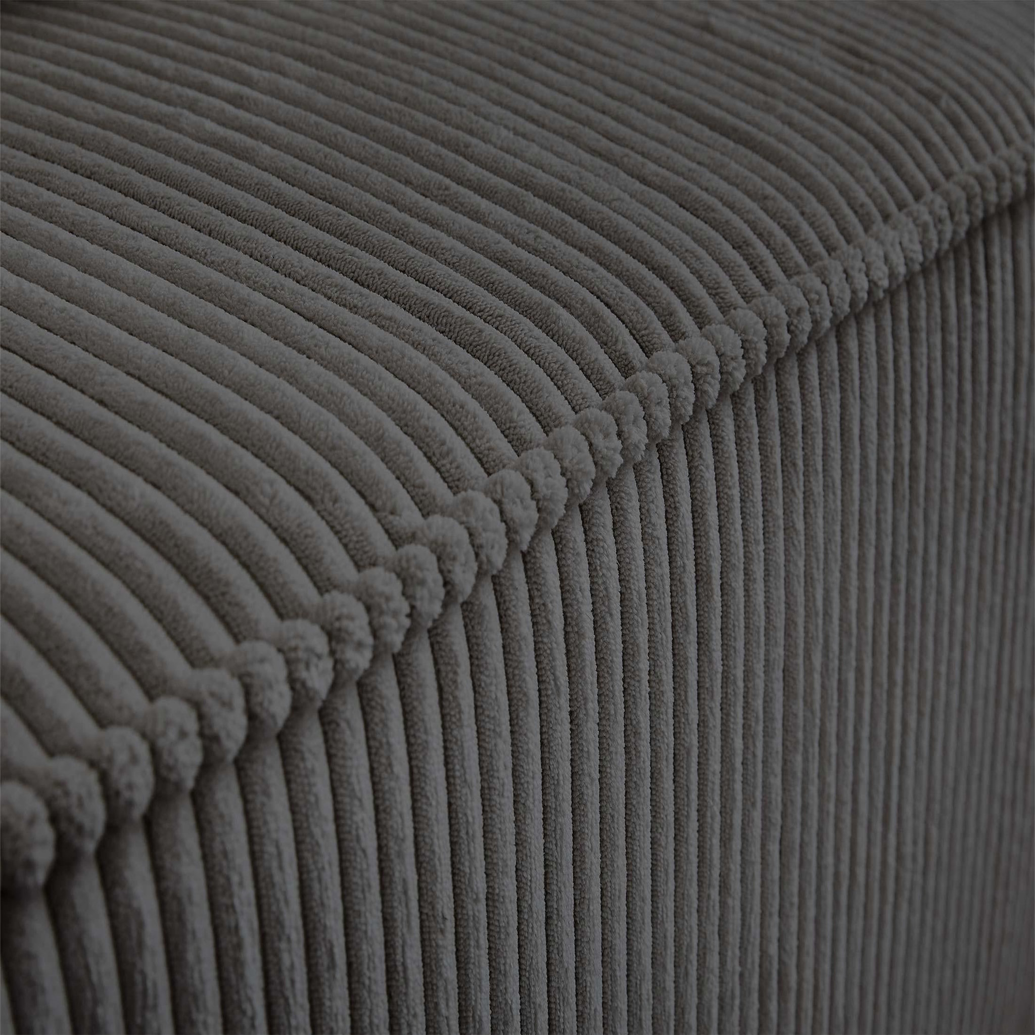 Voir la diapositive 3 : BEST MOBILIER Colombine - module d'assise gauche - en velours côtelé