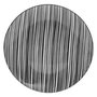 Voir la diapositive 1 : SECRET DE GOURMET Lot de 6 Assiettes Plates  Bohemia Zèbre  26cm Noir