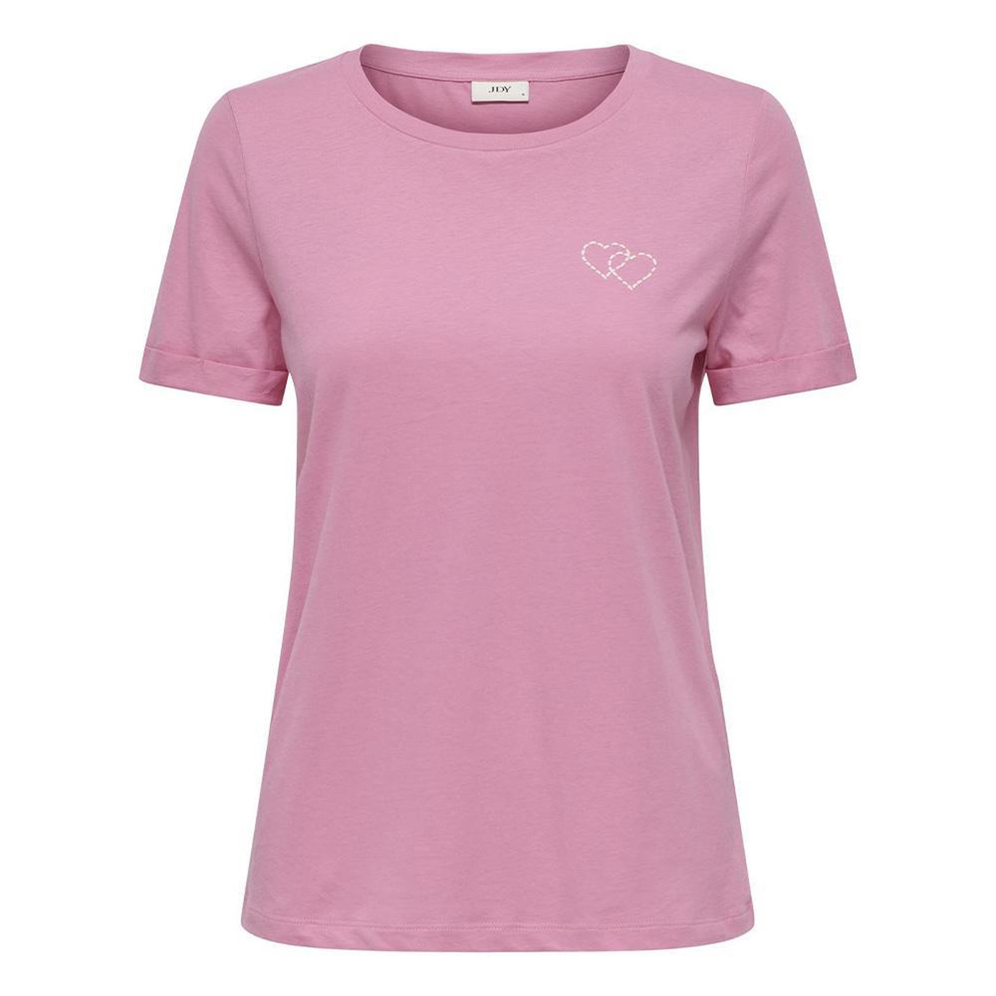 Voir la diapositive 2 : JACQUELINE DE YONG T-shirt Rose/Blanc Femme JDY Kitty