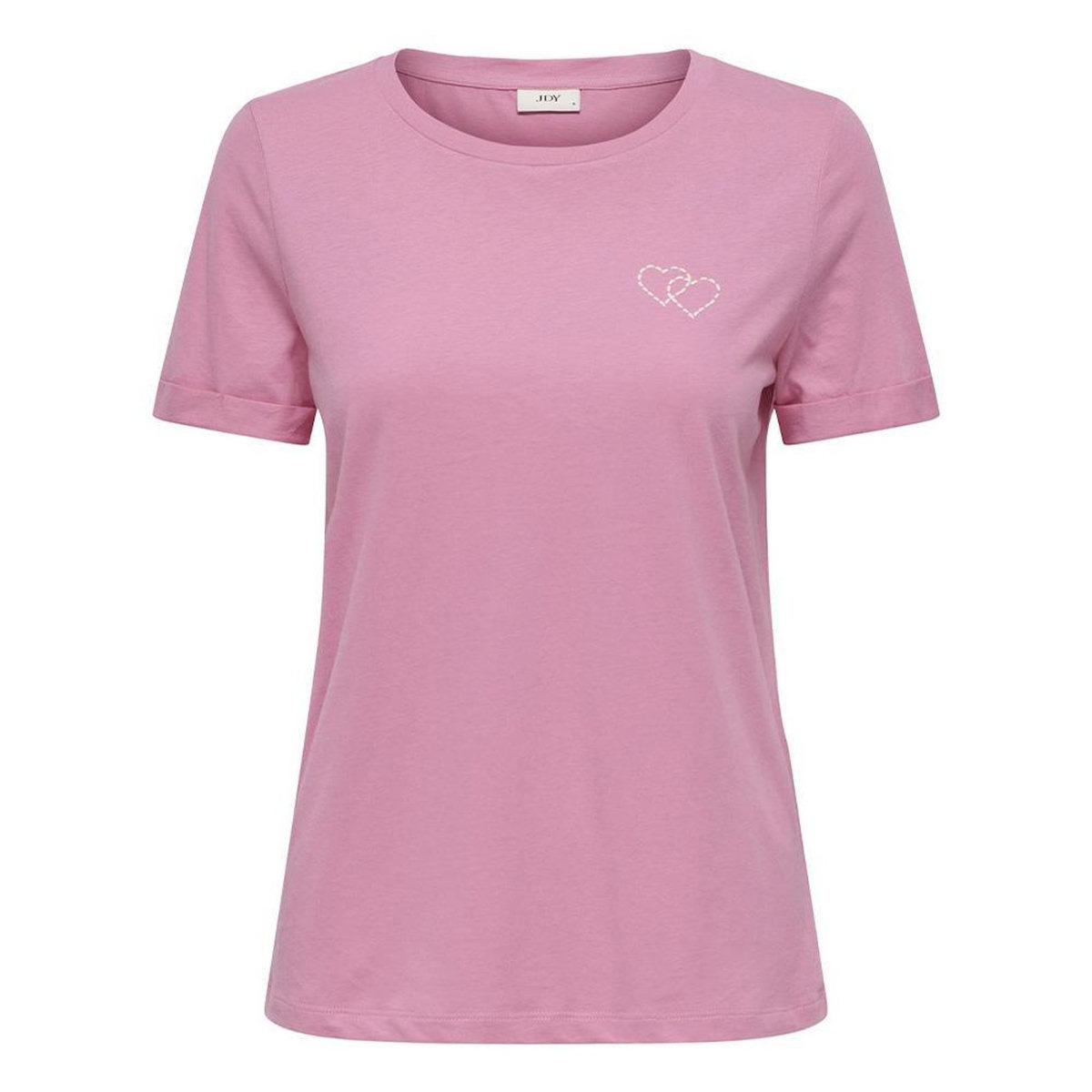 JACQUELINE DE YONG T-shirt Rose/Blanc Femme JDY Kitty