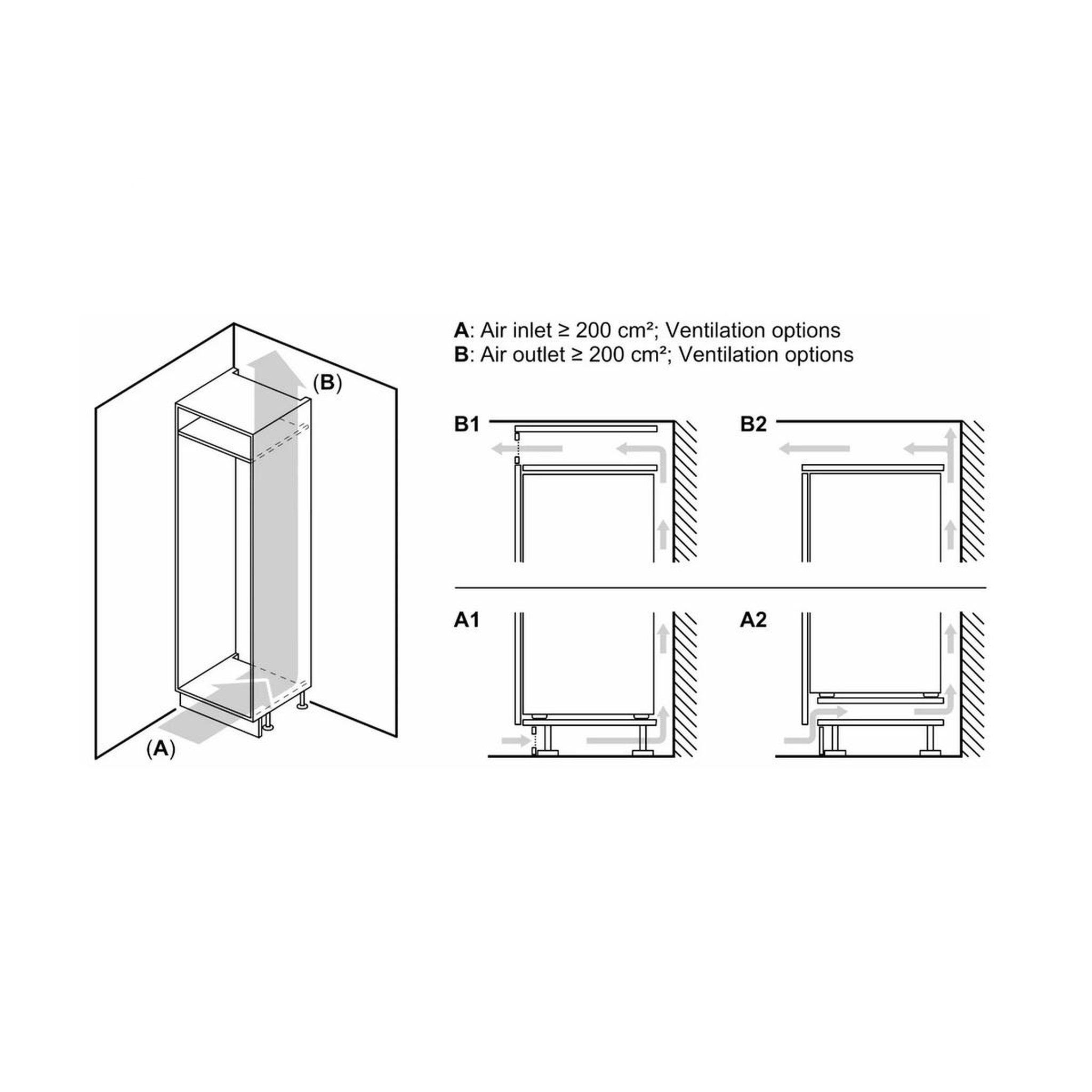 Voir la diapositive 5 : BOSCH Réfrigérateur combiné intégrable à glissières 184l - kin865se0