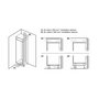 Voir la diapositive 5 : BOSCH Réfrigérateur combiné intégrable à glissières 184l - KIN865SE0