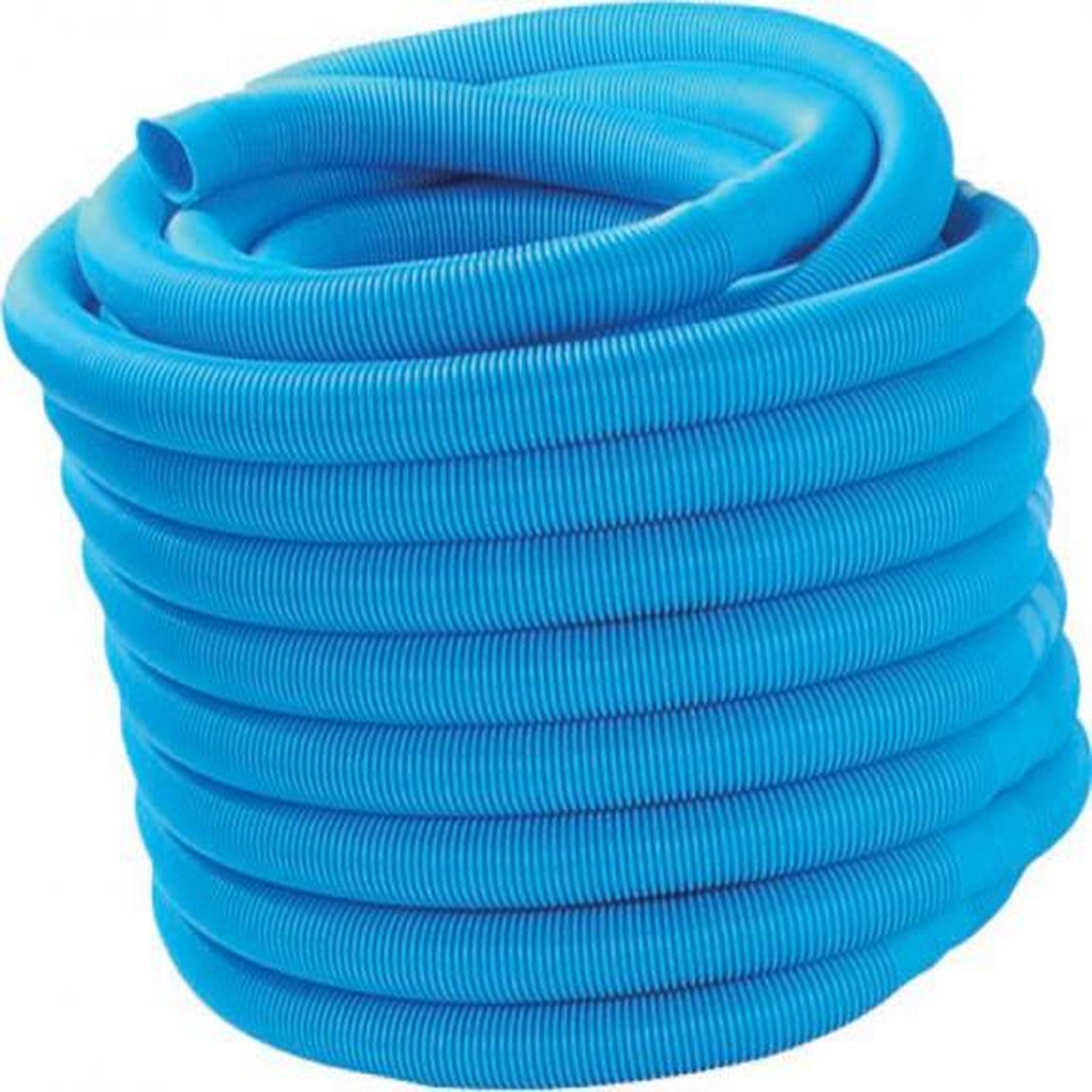 GRE Tuyau de filtration flexible flottant annelé secable découpable de 36,5m - Ø32mm - bleu