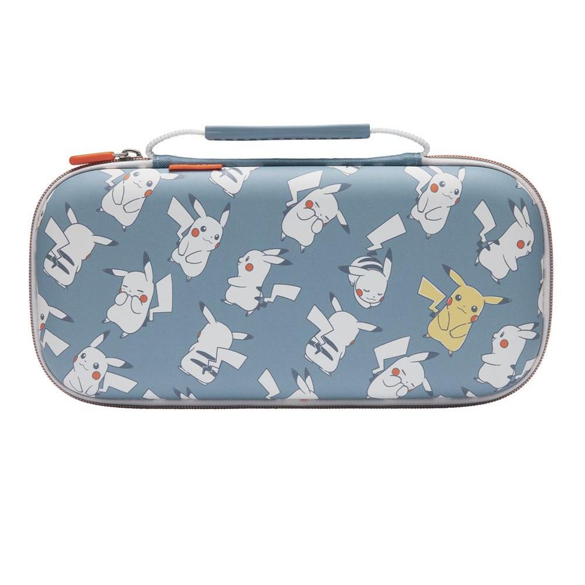 POWERA Housse de protection Nintendo Switch 2 Pokémon Pikachu Moments multicolore avec coque semi-rigide, fermeture zippée, doublure douce, support intégré et rangement cartes