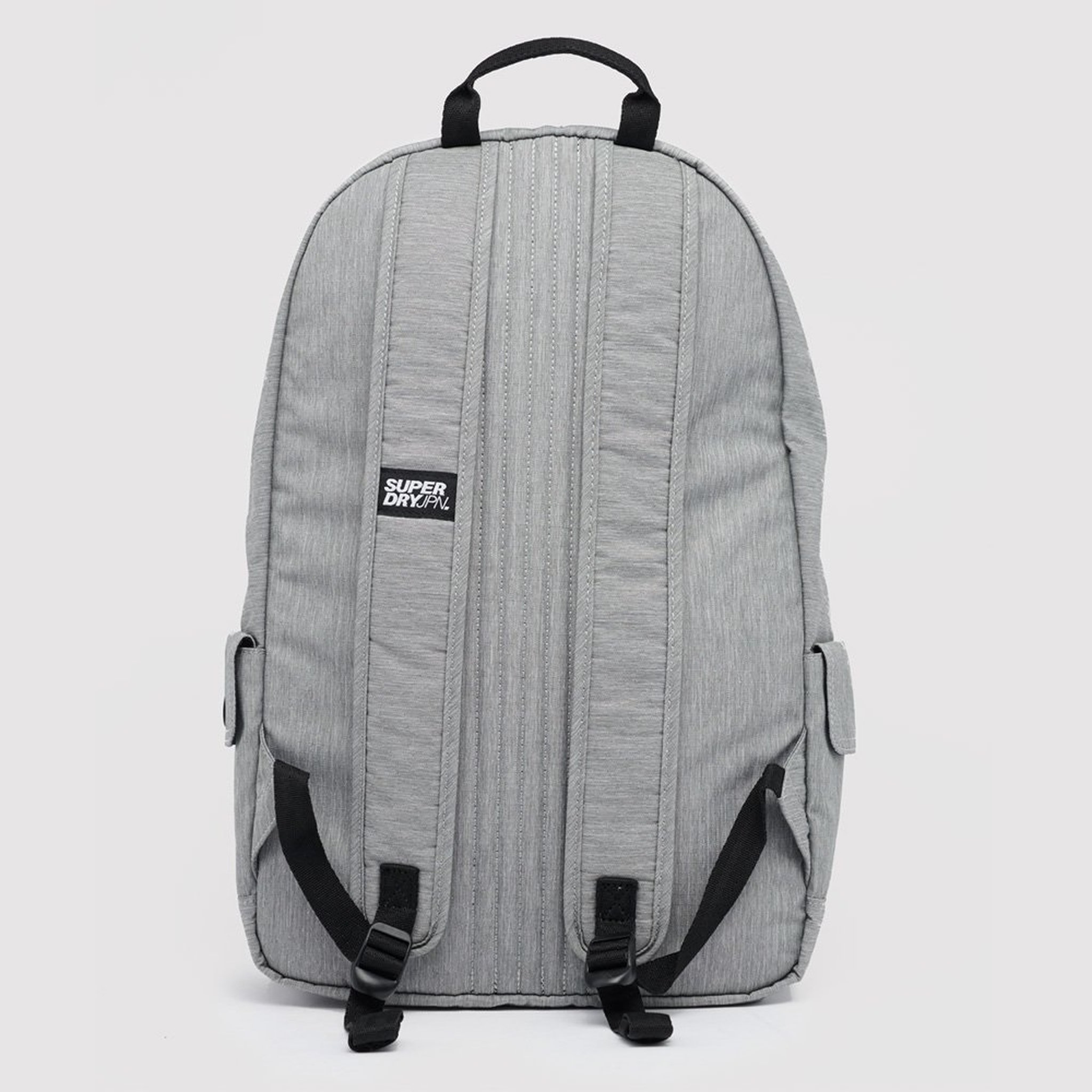 Voir la diapositive 3 : SUPERDRY Sac à dos 1 compartiment gris chiné clair - Montana