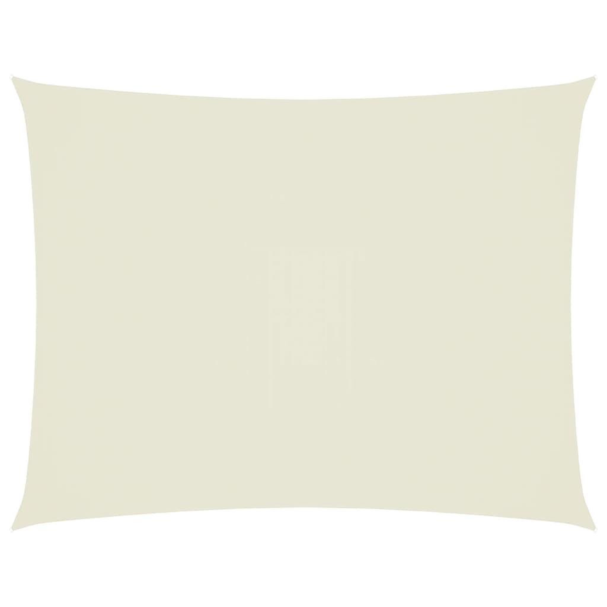 Voir la diapositive 2 : VIDAXL Voile de parasol tissu oxford rectangulaire 4x5 m creme