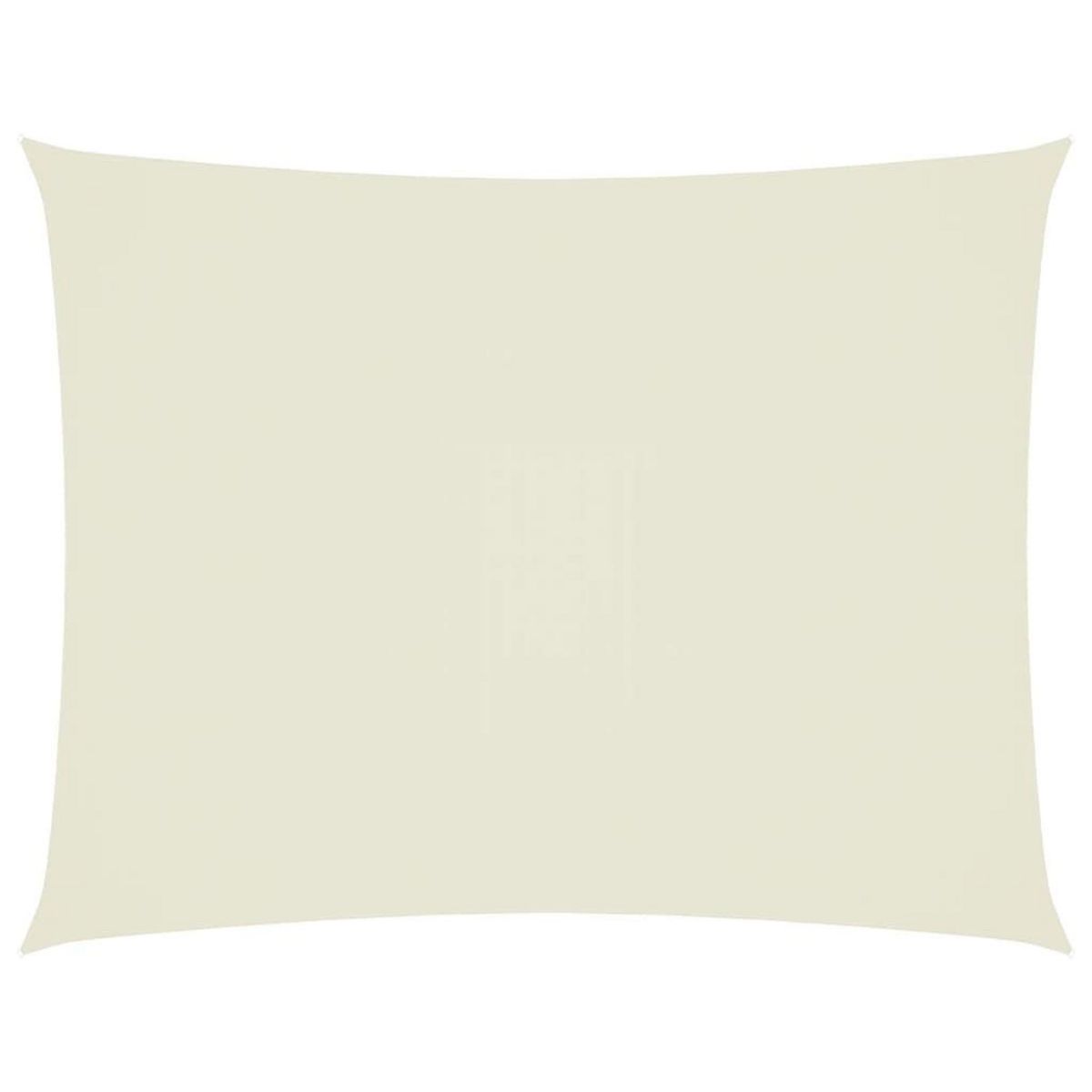 VIDAXL Voile de parasol tissu oxford rectangulaire 4x5 m creme