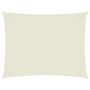 Voir la diapositive 2 : VIDAXL Voile de parasol tissu oxford rectangulaire 4x5 m creme