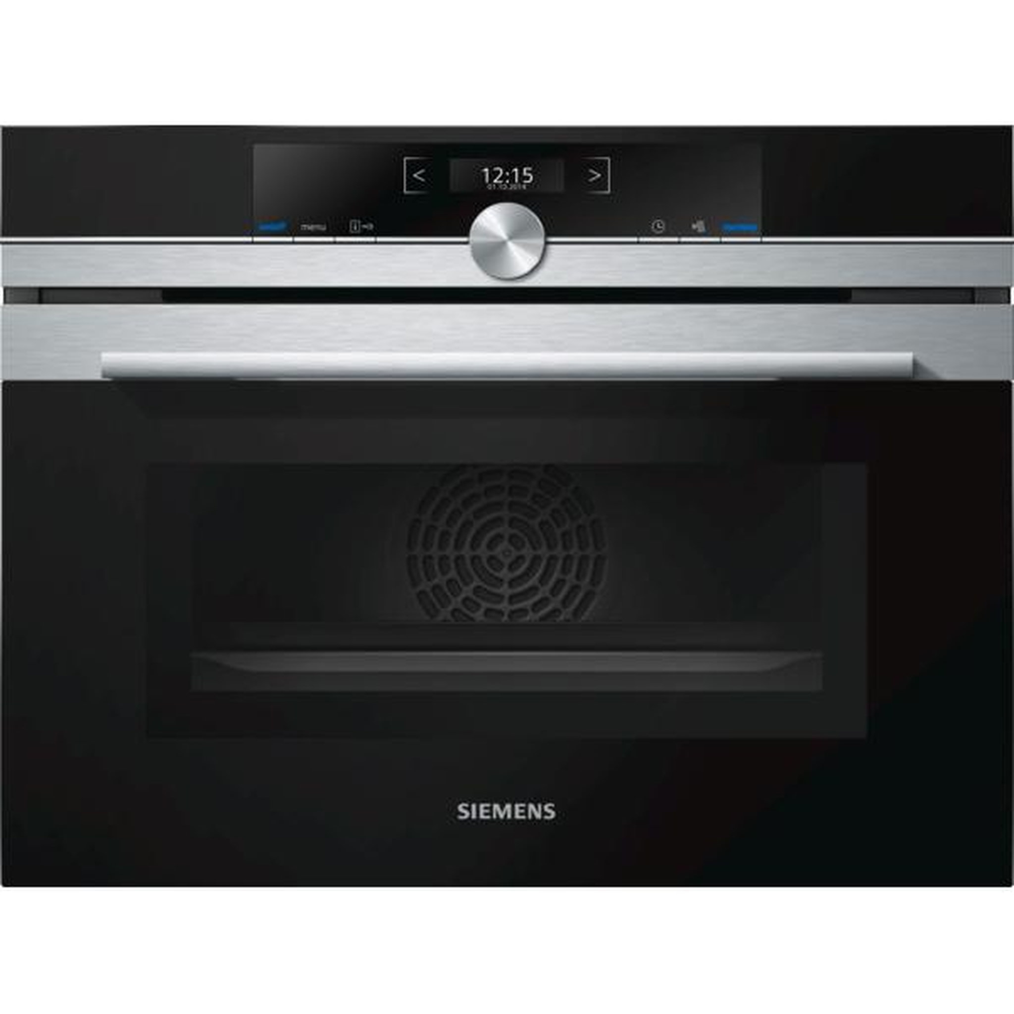 Voir la diapositive 1 : Siemens Four combiné mo intégrable 45l email inox/noir - cm633gbs1
