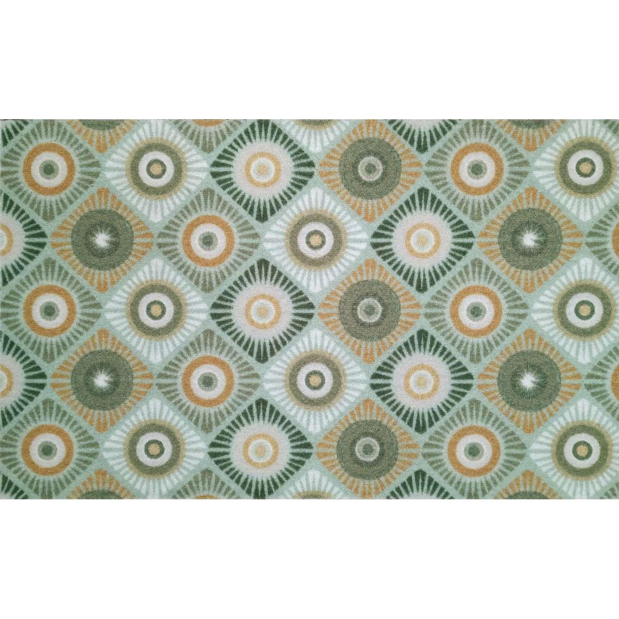Voir la diapositive 1 : HABITABLE Tapis must en velours imprimé roca