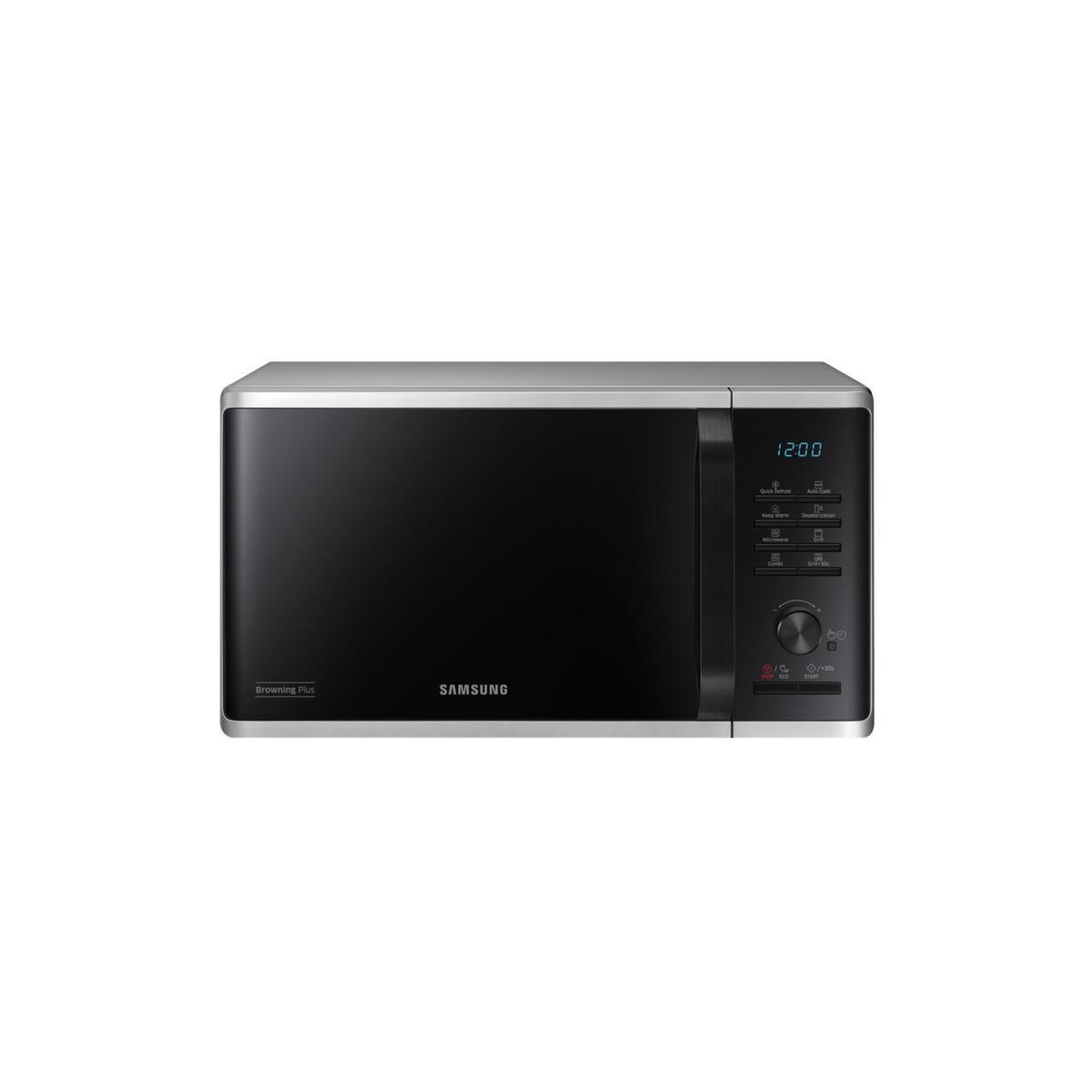 Voir la diapositive 2 : Samsung Four à micro-ondes avec gril samsung mg23k3515as 23 l 800 w noir argent
