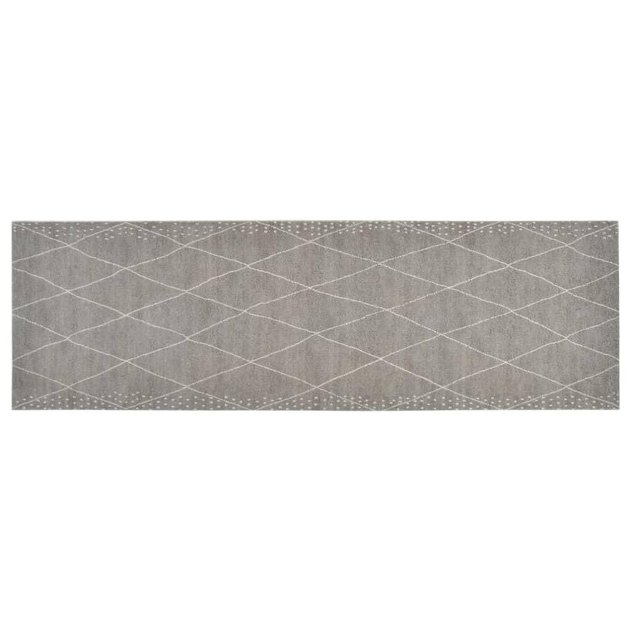 Voir la diapositive 2 : VIDAXL Tapis de cuisine lavable impression losange 60x180 cm velours
