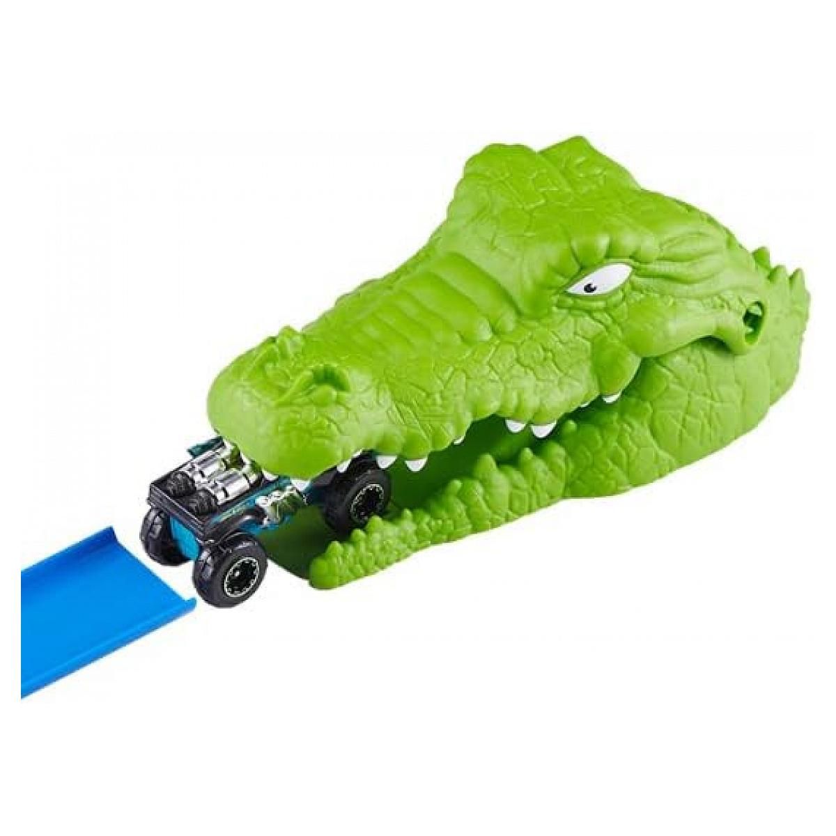 ZURU Jeu de plein air : Playset d'attaque de crocodile avec voiture et lanceur