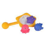 ABC ABC bath animals with landing net, 4 pcs.