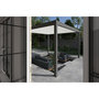 Voir la diapositive 6 : Pergola Bioclimatique autoportée 4x4 m - Aluminium - Anthracite/blanc - VS OmBREA®