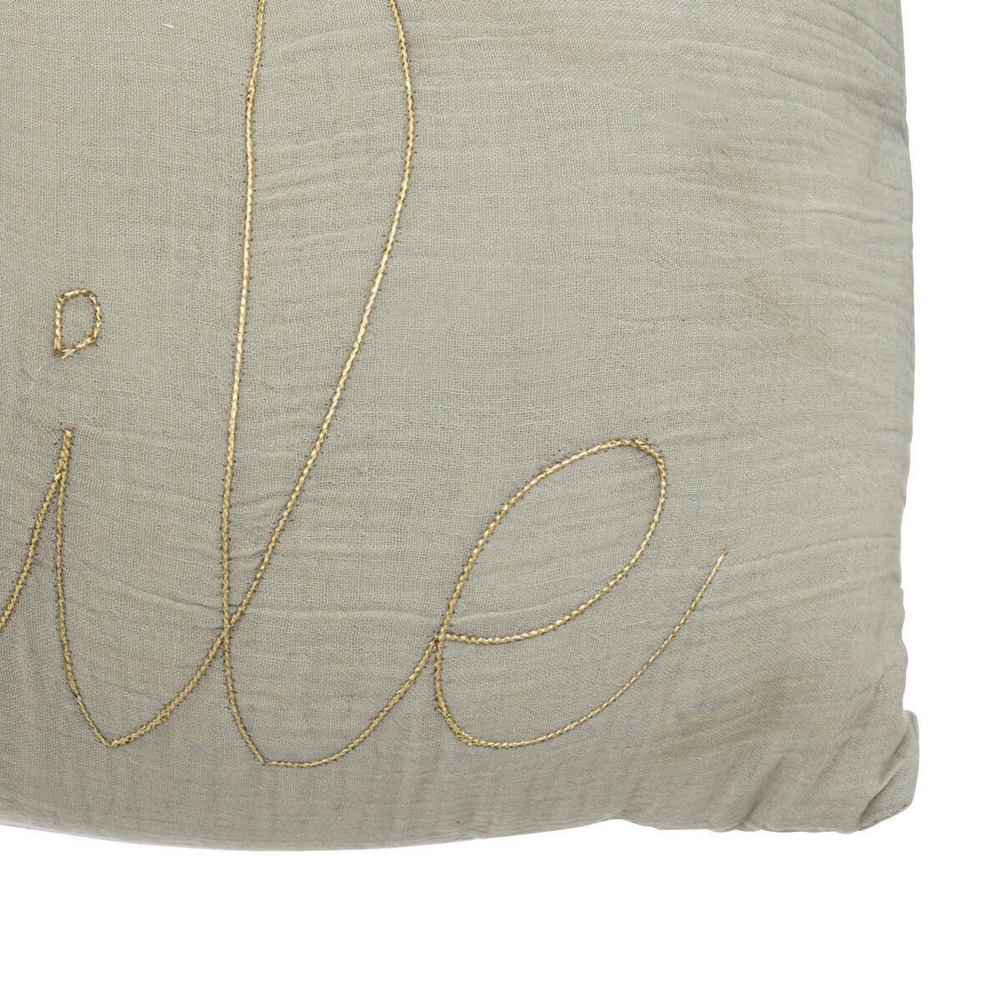 Voir la diapositive 2 : Atmosphera Kids Coussin déco  lili  30x50cm vert