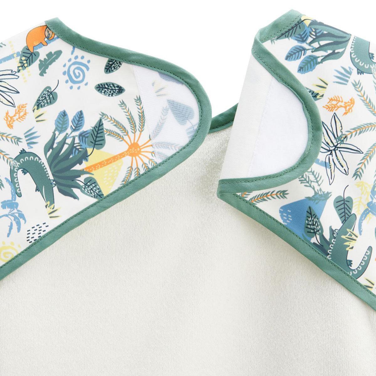 Petit Béguin Bavoir tablier manches longues Bango