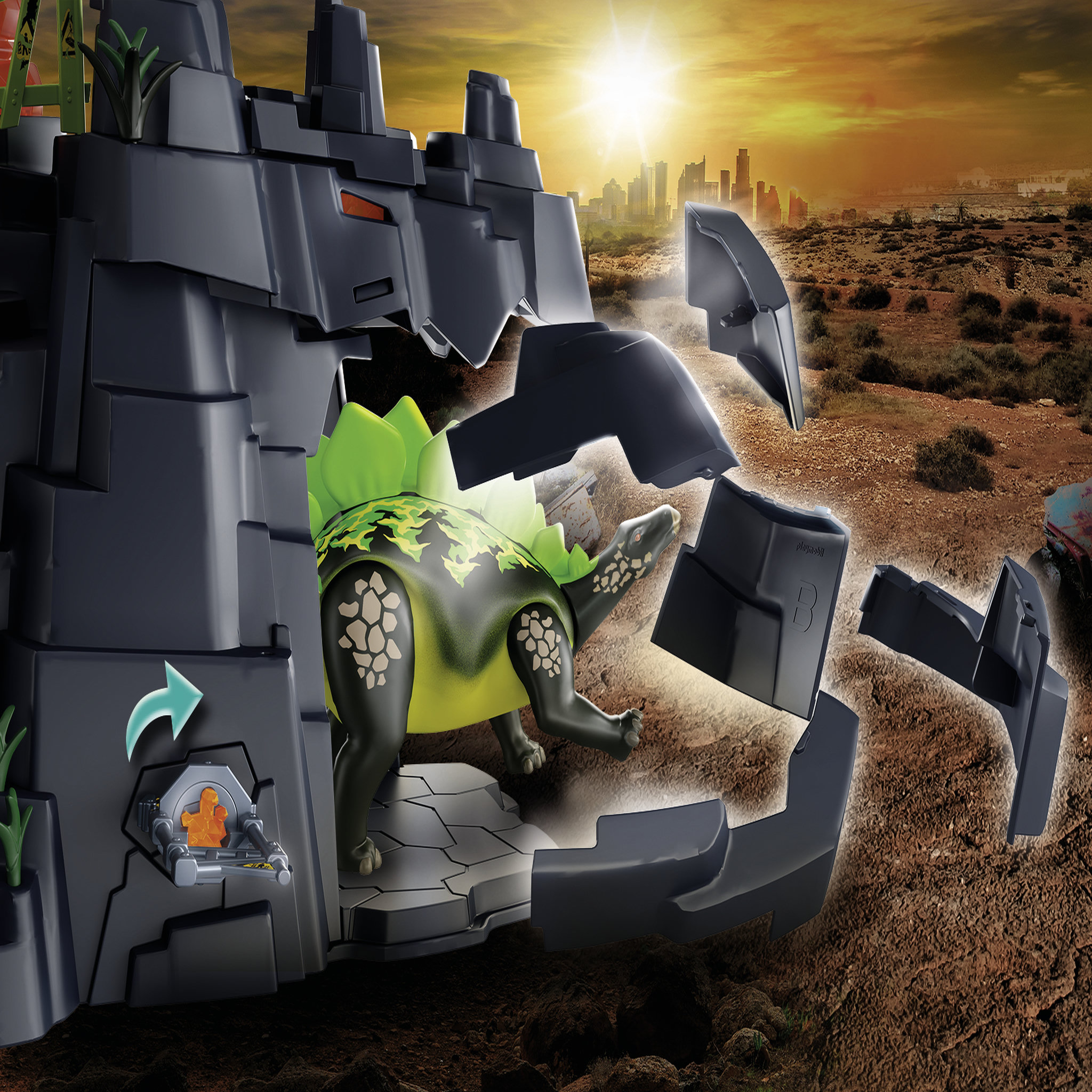 Voir la diapositive 4 : PLAYMOBIL 70623 - Dino Rock
