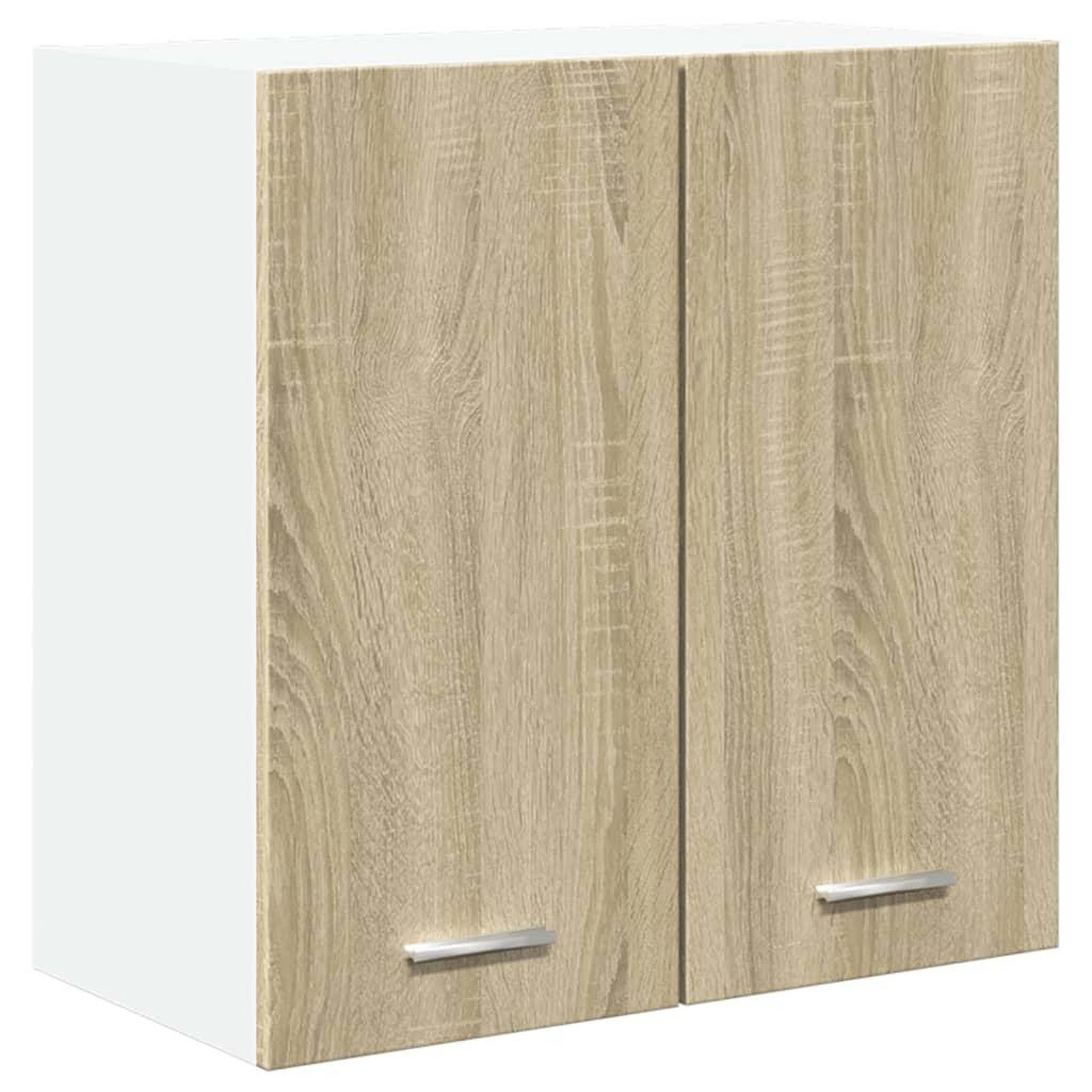 Voir la diapositive 2 : VIDAXL Armoire suspendue Chene sonoma 60x31x60 cm Agglomere