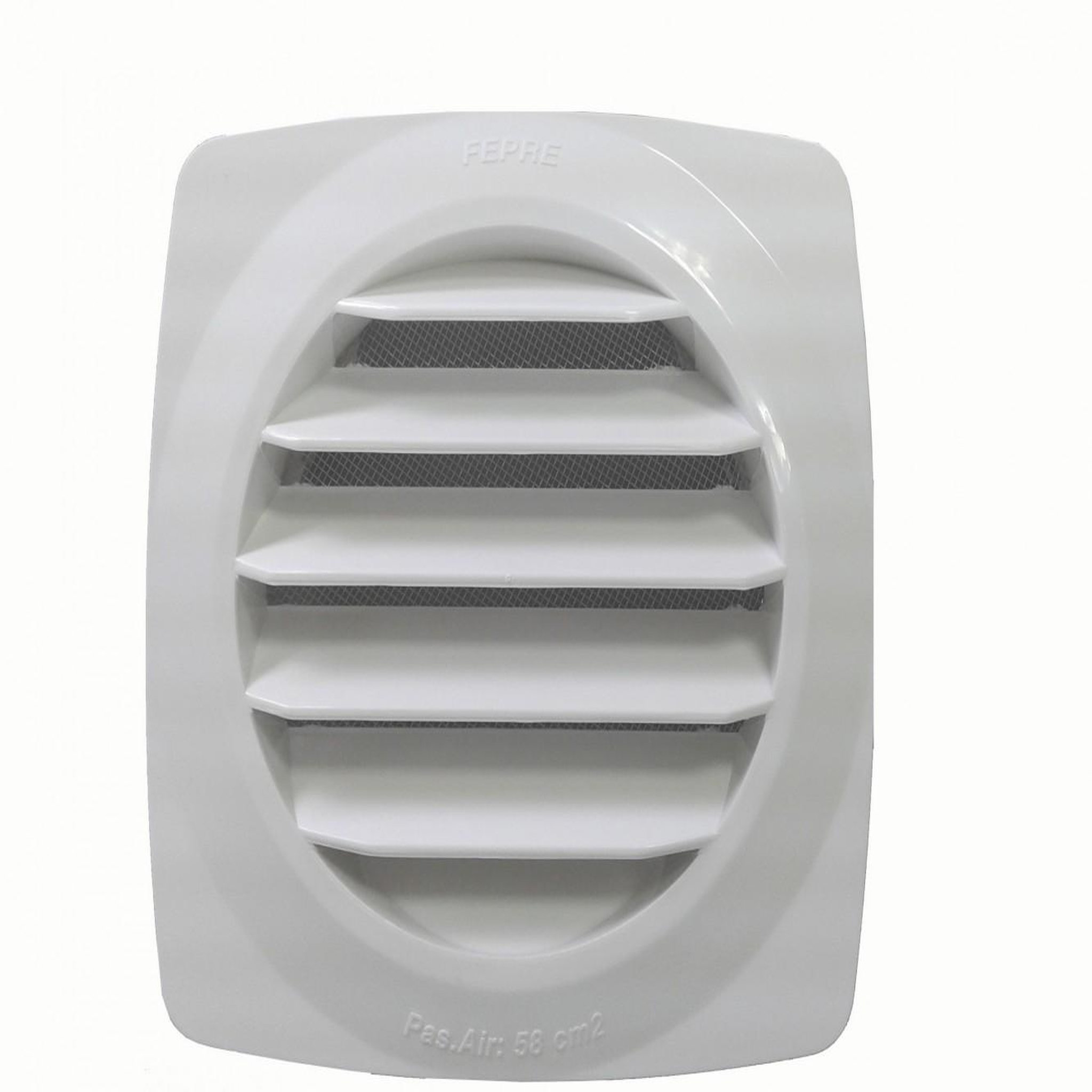 CENTRALE BRICO Grille d'aération abs naturel, L.14.8 x l.14.8 cm
