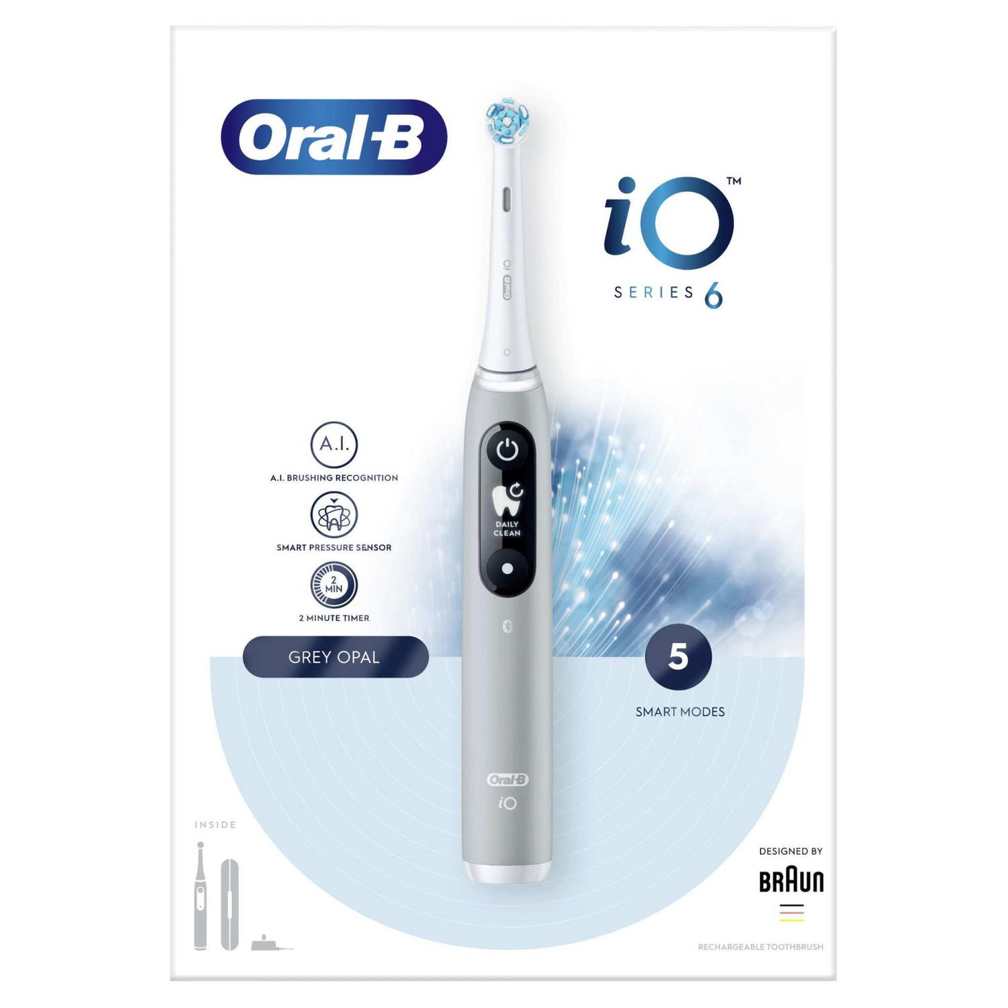 Voir la diapositive 3 : ORAL B Oral-b io 80351524 brosse à dents électrique adulte brosse à dents vibrante gris