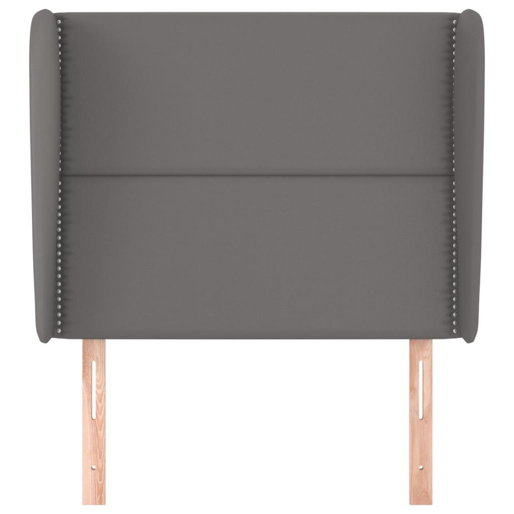 Voir la diapositive 3 : VIDAXL Tete de lit avec oreilles Gris 103x23x118/128 cm Similicuir