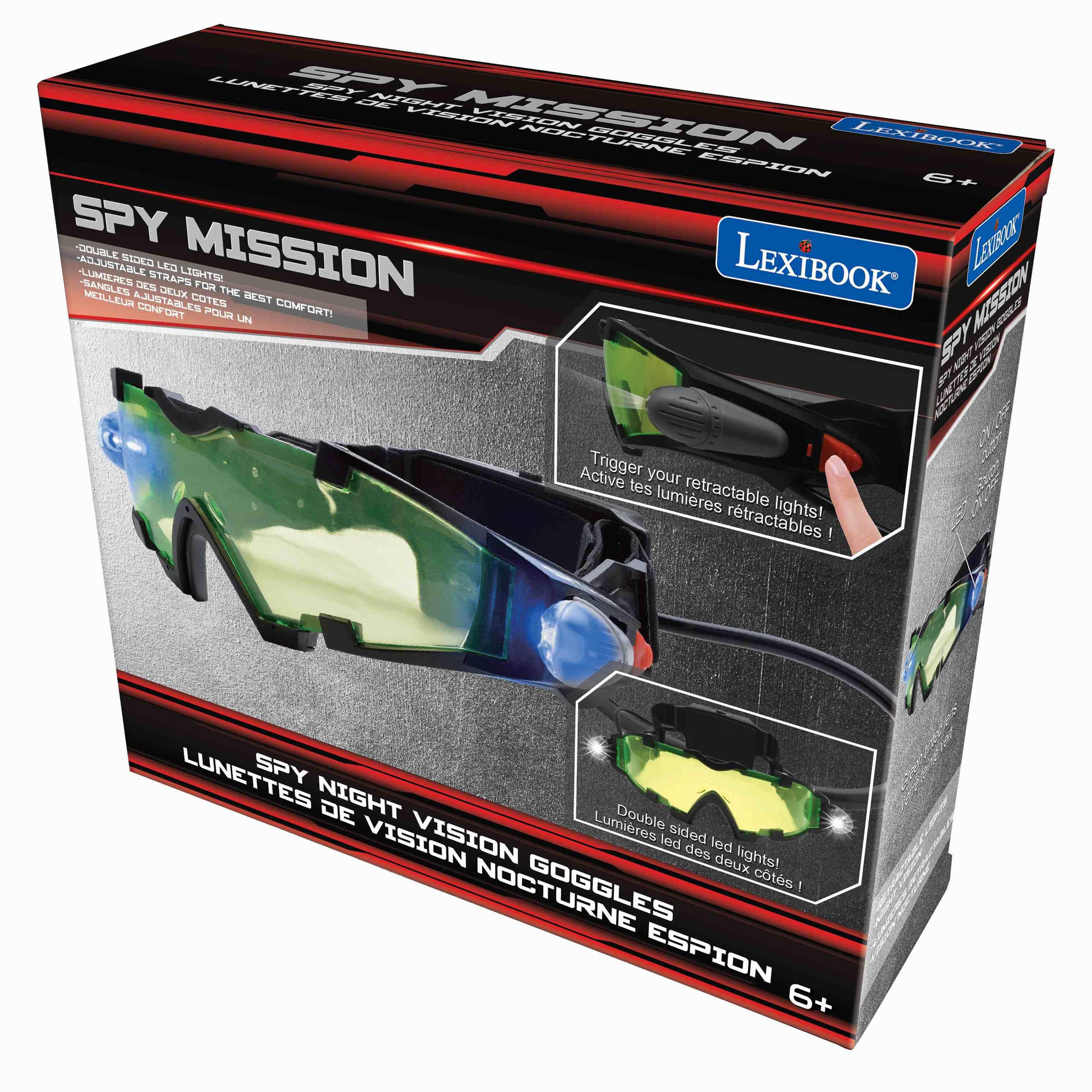 Voir la diapositive 4 : Lexibook Lunettes de vision nocturne Spy Mission