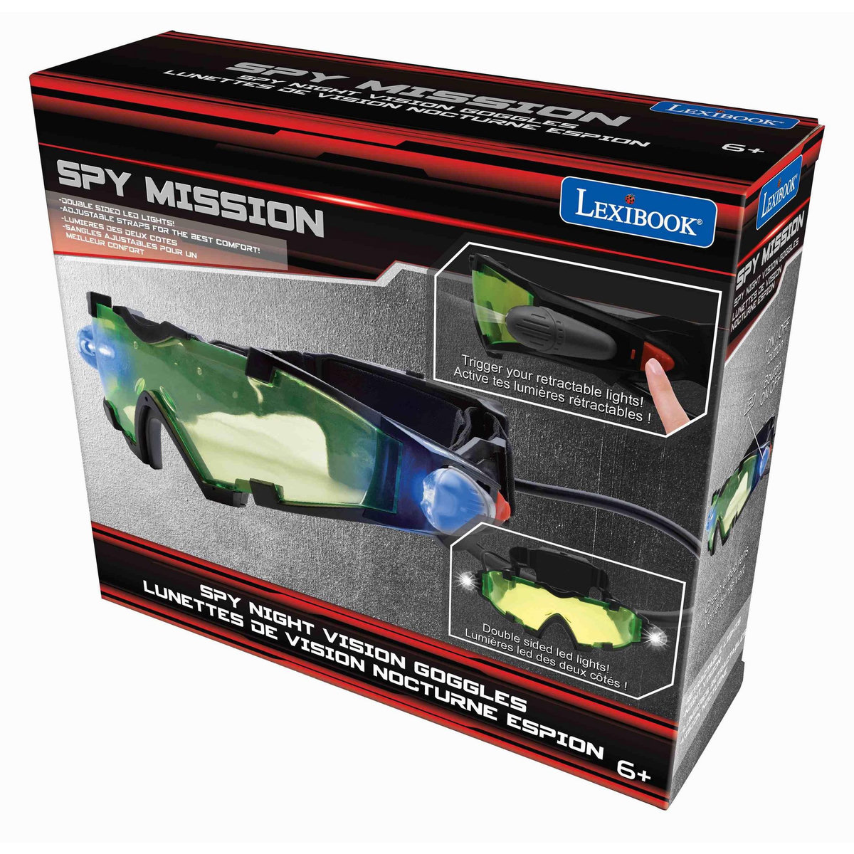Lexibook Lunettes de vision nocturne Spy Mission
