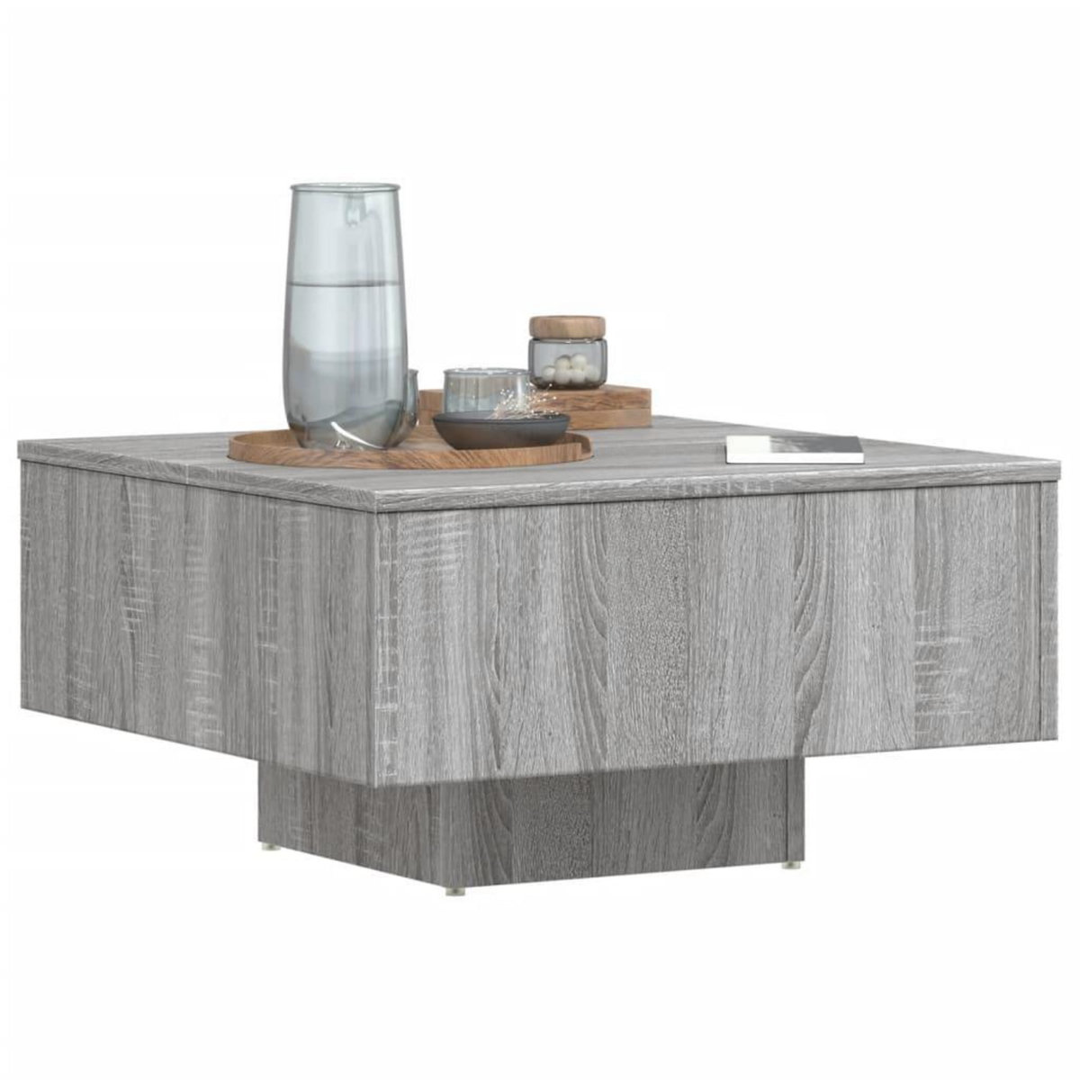 VIDAXL Table basse Sonoma gris 60x60x31,5 cm Bois d'ingenierie