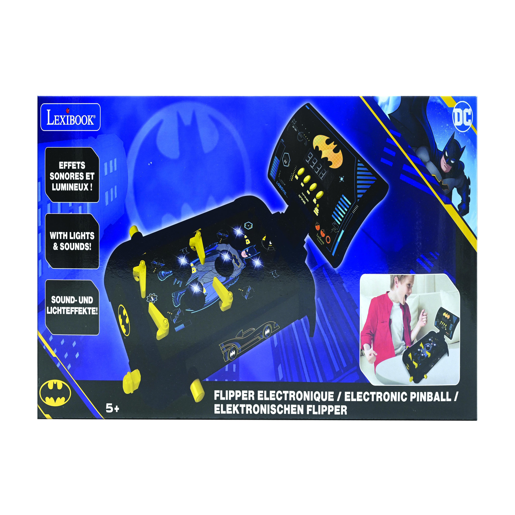 Voir la diapositive 6 : Lexibook Flipper électronique de table Batman
