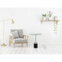 Voir la diapositive 6 : Paris Prix Table d'Appoint en Marbre  Lana  53cm Argent & Noir