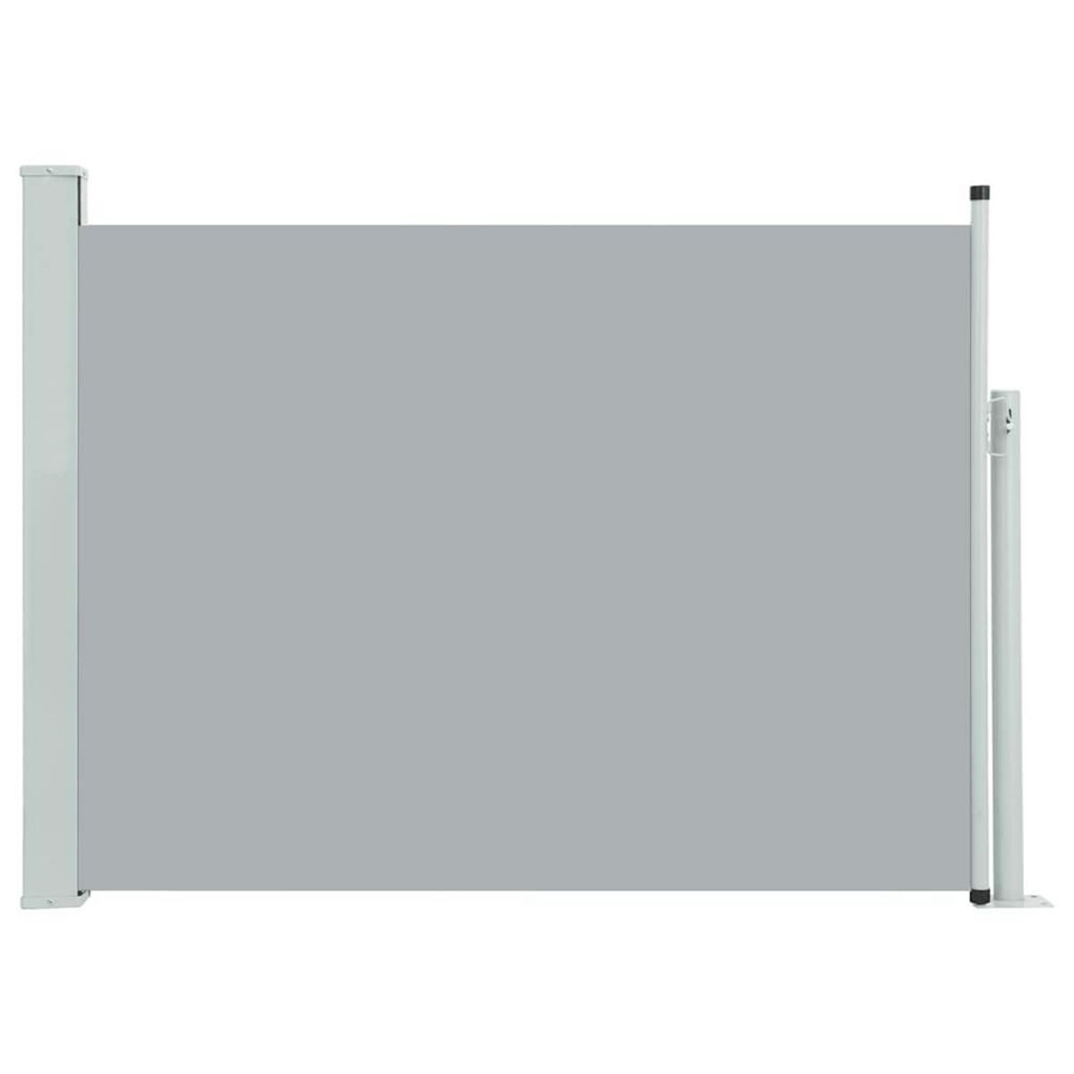 VIDAXL Auvent lateral retractable de patio 120x500 cm Gris