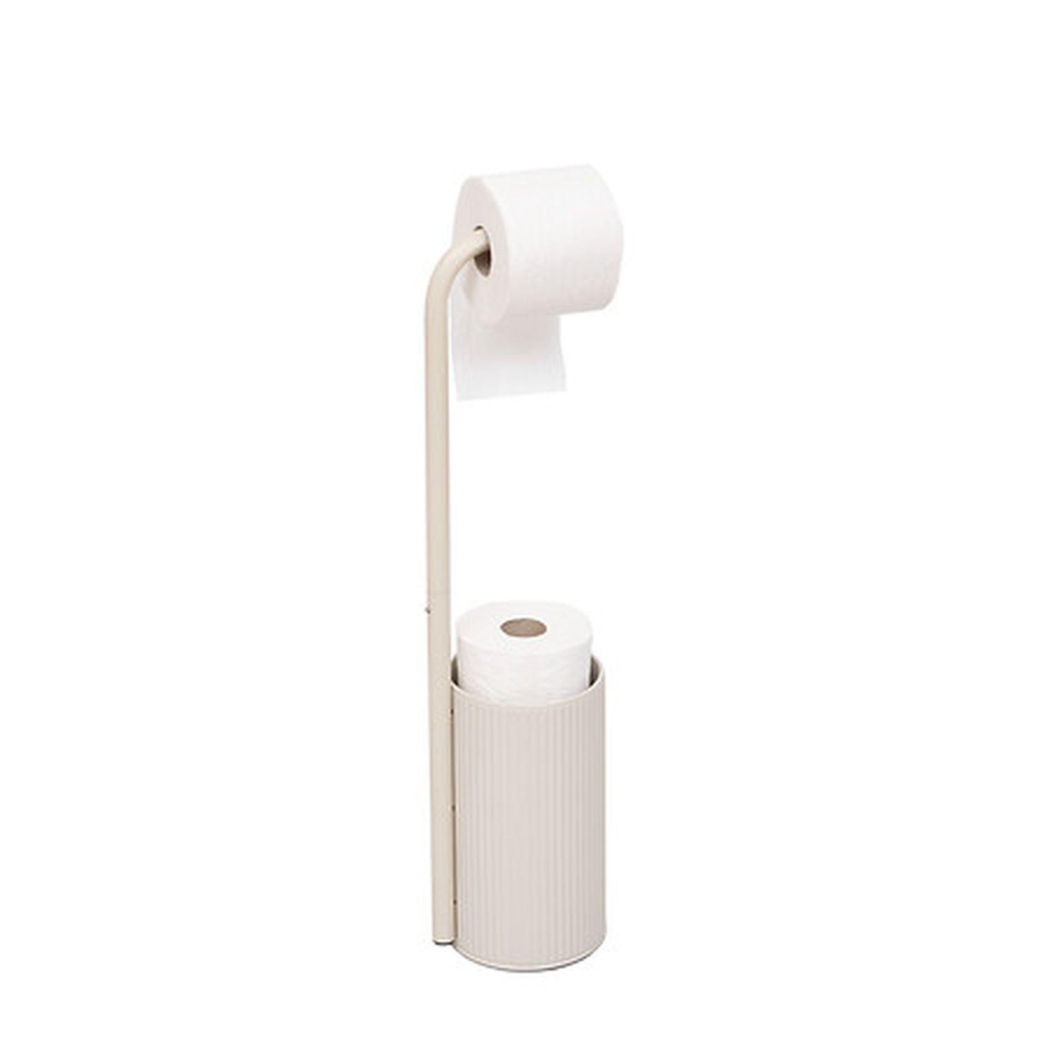 Voir la diapositive 2 : FIVE Dérouleur avec réserve pour papier toilette onyx - beige