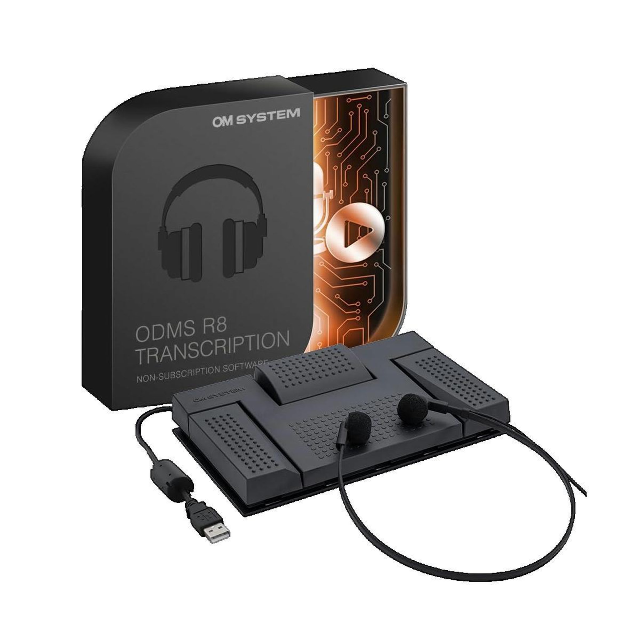OM SYSTEM Kit de transcription audio Olympus OM SYSTEM AS-2700
