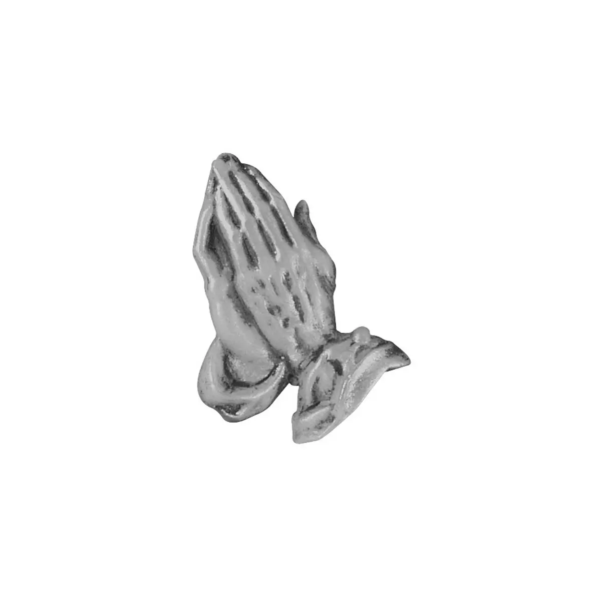 Rayher Motif en cire: Mains priants, 5 cm, argent, 1 pce